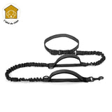 Laisse pour chien mains libres à deux poignées, RunLeash™  canicross, canirando, canivtt, canimarche